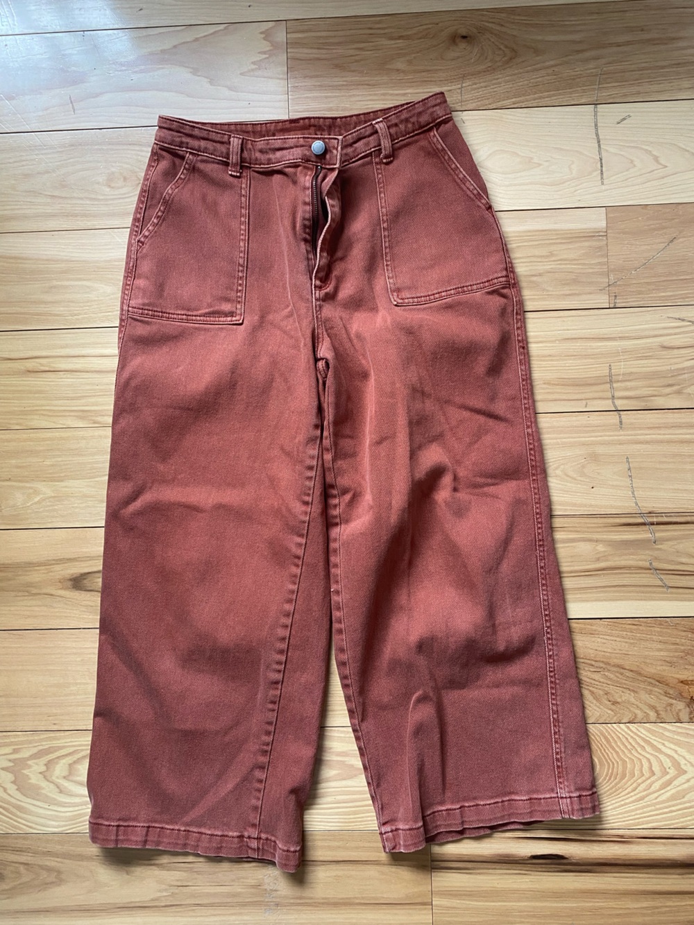 Universal Thread Rust Brown Straight Leg Pants
